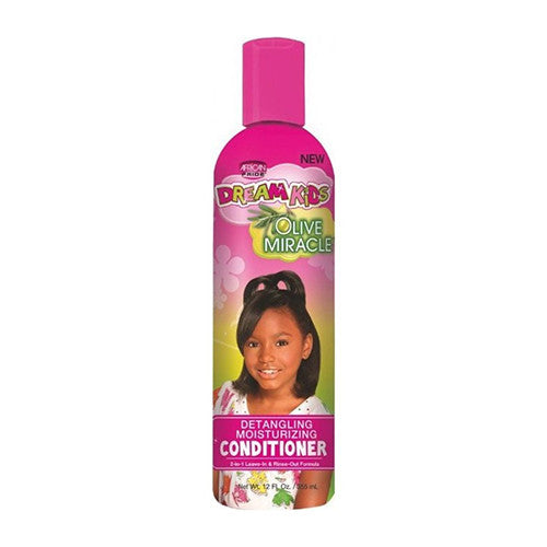 African Pride Dream Kids Detangling Moisturizing Conditioner, Olive Miracle, 12 oz